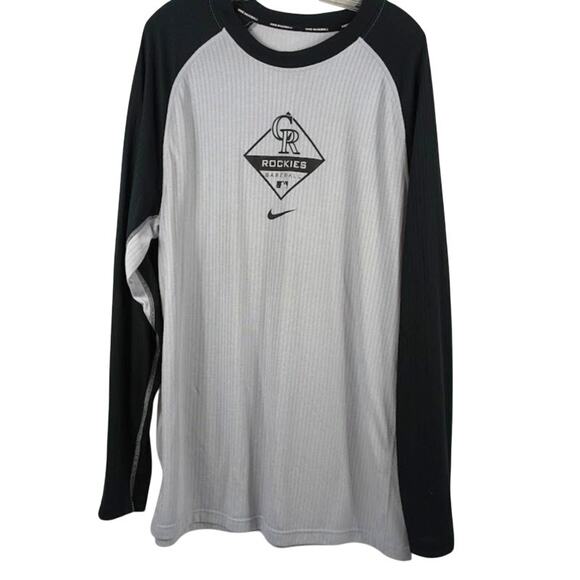 Colorado Rockies XXL 2XL Nike Baseball MLB Long Sleeve Dri-Fit - Picture 1 of 7